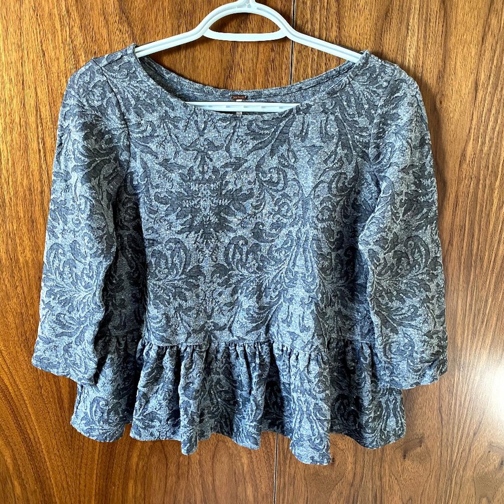 FREE PEOPLE Peplum Top